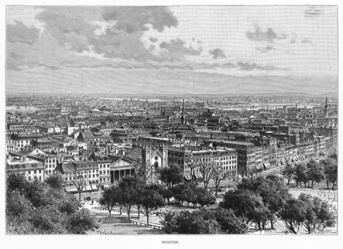 Framed Print : USA BOSTON