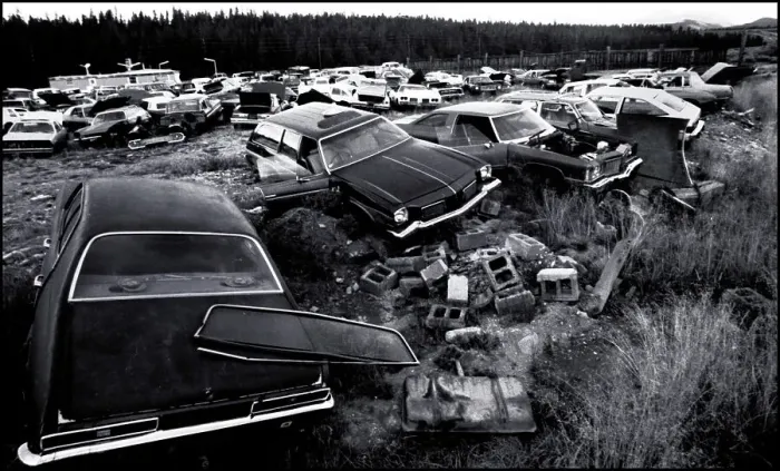 Framed Print : USA - Cars in scrap yard Colorado Framed Print : USA - Cars in scrap yard Colorado