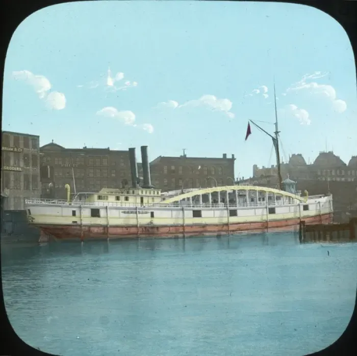 Framed Print : USA - Chicago, Lake Steamer Framed Print : USA - Chicago, Lake Steamer