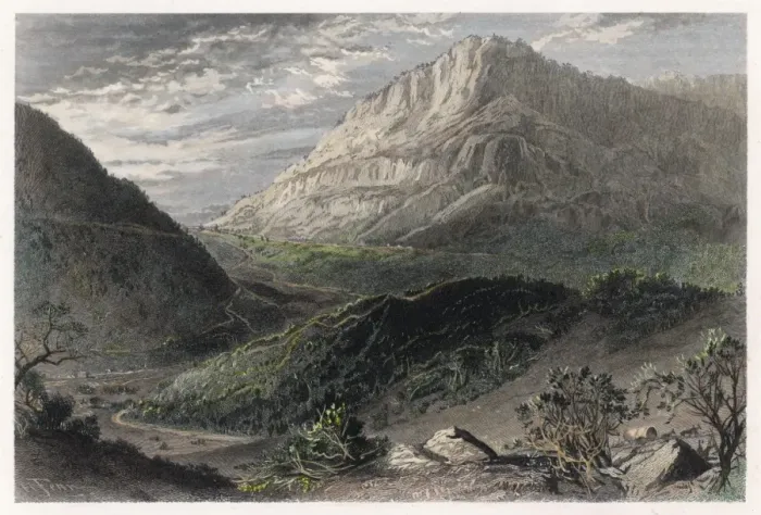 Framed Print : USA / Cumberland Gap C1840 Framed Print : USA / Cumberland Gap C1840