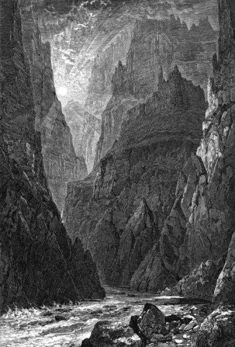 Framed Print : USA / Grand Canyon 1879 Framed Print : USA / Grand Canyon 1879