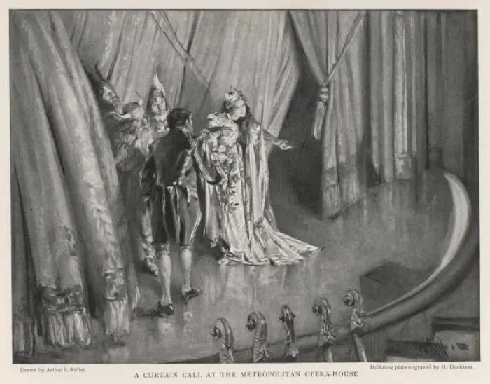 Framed Print : USA / Met Opera / Curtain Framed Print : USA / Met Opera / Curtain