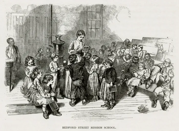 Framed Print : USA Mission School 1875 Framed Print : USA Mission School 1875