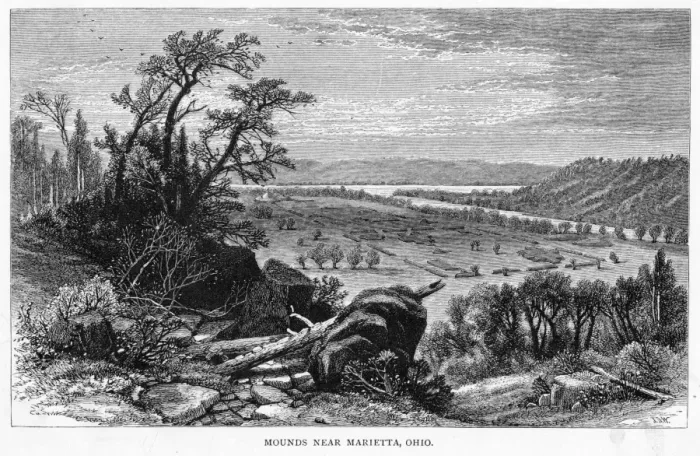 Framed Print : USA Ohio Mounds Framed Print : USA Ohio Mounds