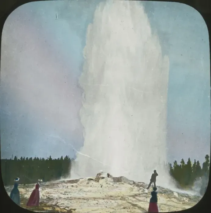 Framed Print : USA - Old Faithful Geyser, Yellowstone park Framed Print : USA - Old Faithful Geyser, Yellowstone park