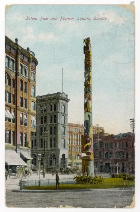 Framed Print : USA / SEATTLE / TOTEM POLE Framed Print : USA / SEATTLE / TOTEM POLE