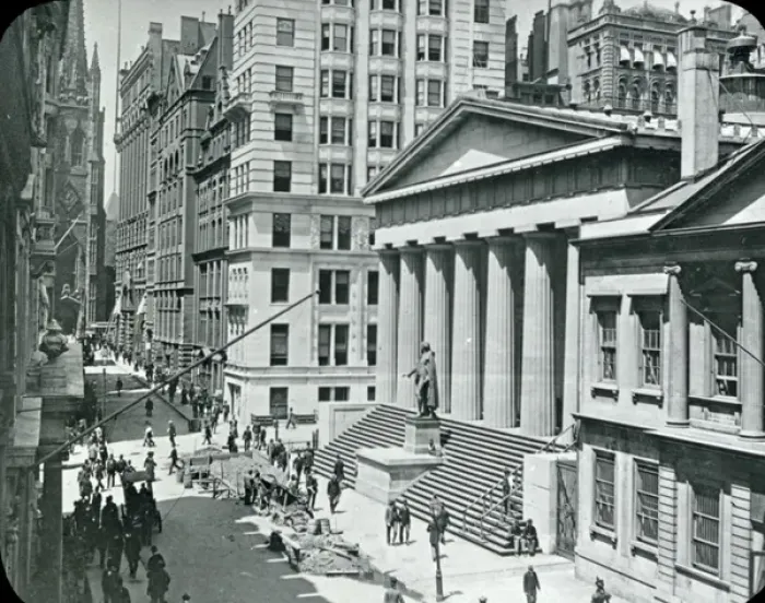 Framed Print : USA - Wall Street. New York Framed Print : USA - Wall Street. New York