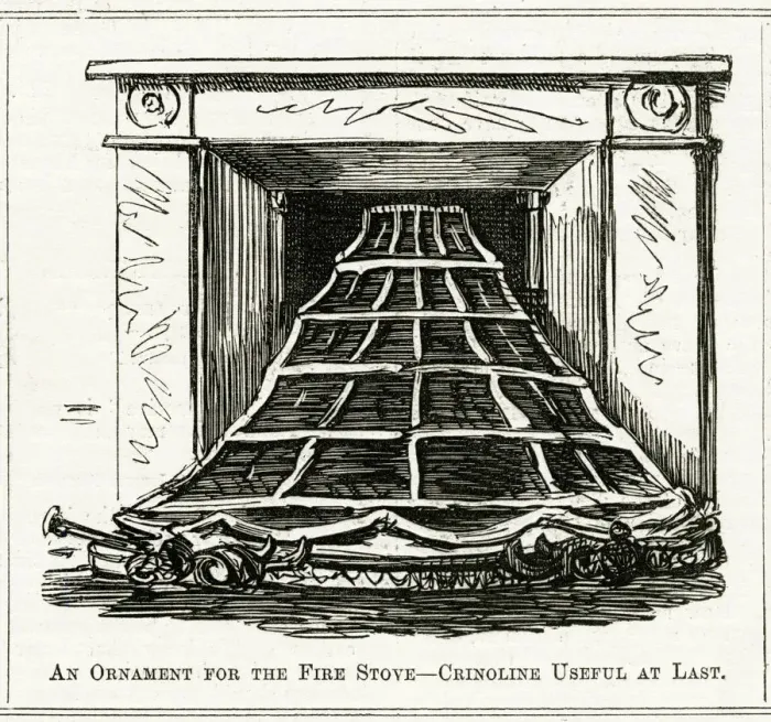 Framed Print : USE FOR CRINOLINES