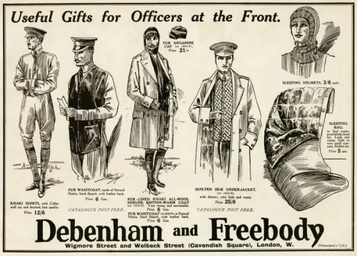Framed Print : Useful gifts for Officers at the front 1914 Framed Print : Useful gifts for Officers at the front 1914