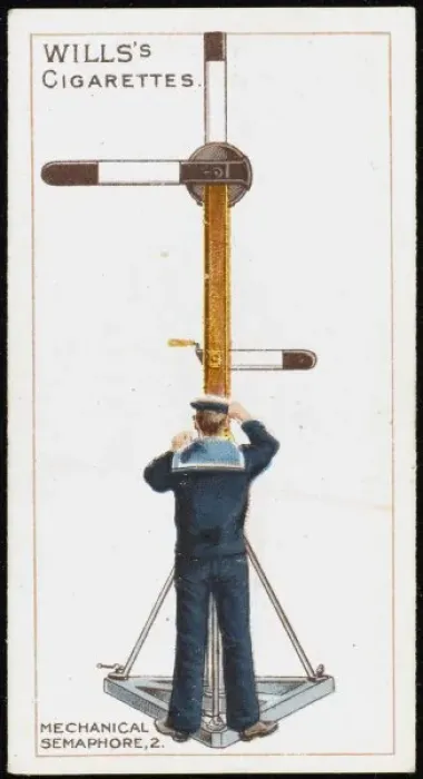 Framed Print : Using Mech. Semaphore