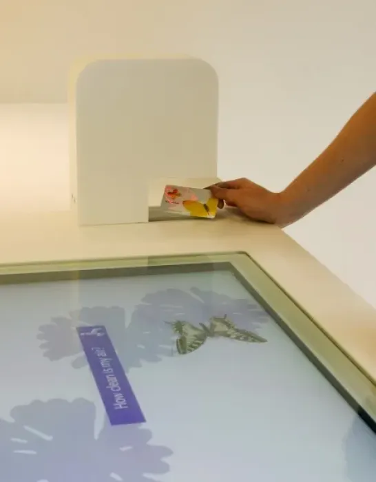 Framed Print : Using a NaturePlus card Framed Print : Using a NaturePlus card