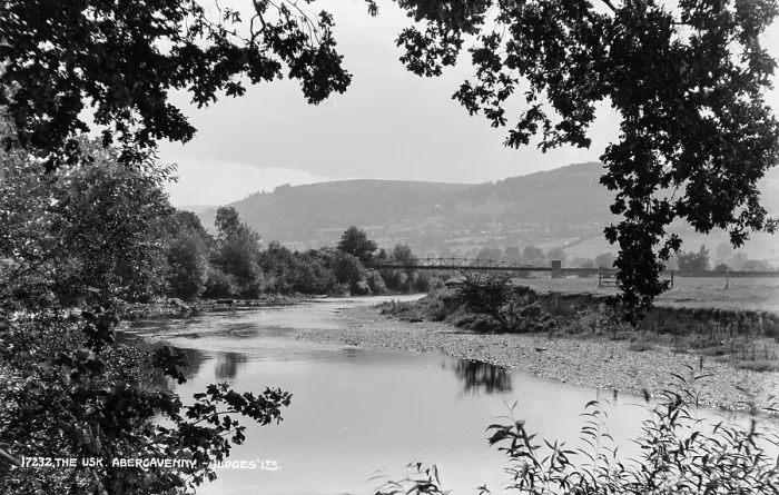Framed Print : The Usk River at Abergavenny Framed Print : The Usk River at Abergavenny