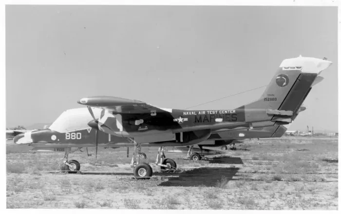 Framed Print : USMC - North American Rockwell YOV-10A Bronco 152880 Framed Print : USMC - North American Rockwell YOV-10A Bronco 152880