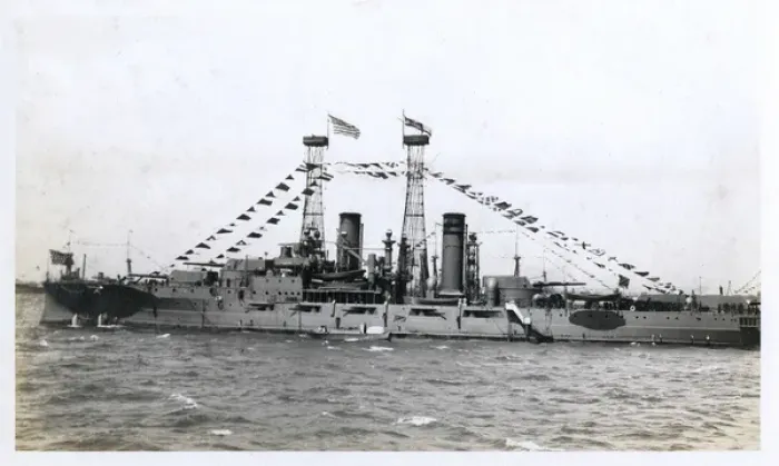 Framed Print : USS Delaware, American battleship Framed Print : USS Delaware, American battleship