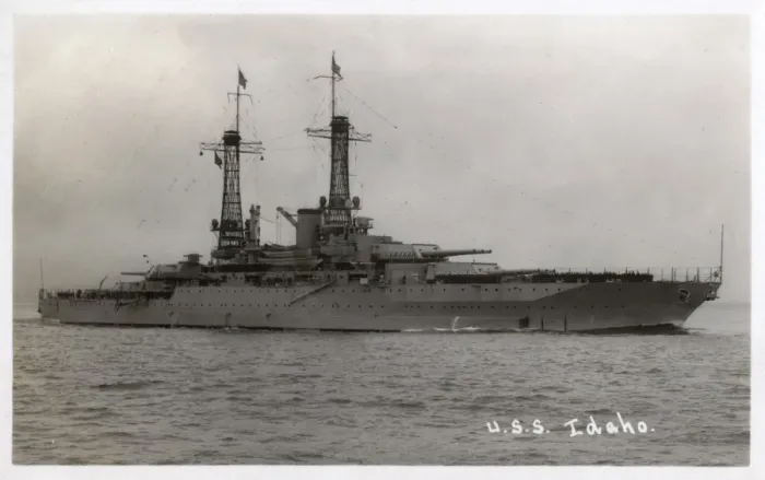 Framed Print : USS Idaho, American battleship Framed Print : USS Idaho, American battleship