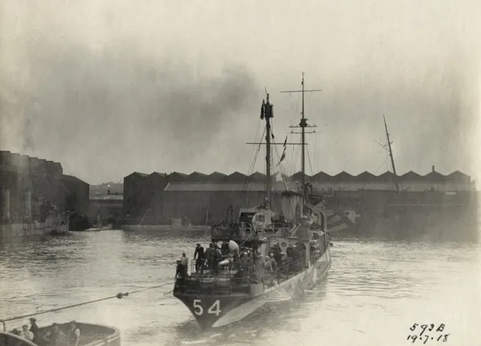 Framed Print : USS McDougal, American destroyer, WW1 Framed Print : USS McDougal, American destroyer, WW1
