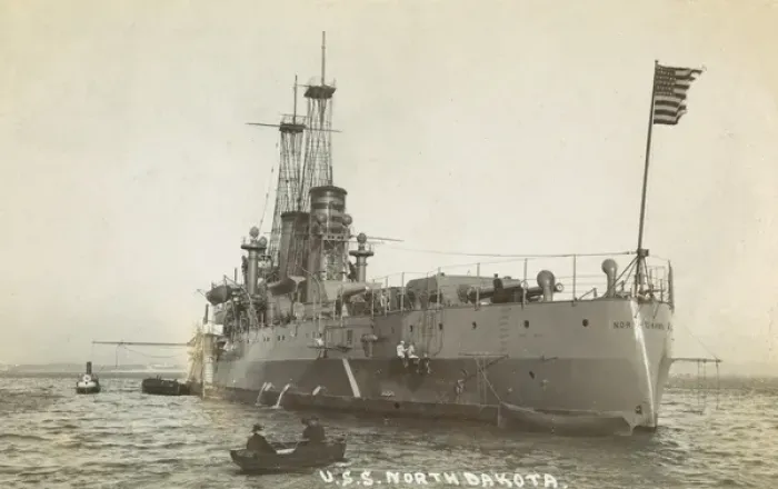 Framed Print : USS North Dakota, American battleship Framed Print : USS North Dakota, American battleship