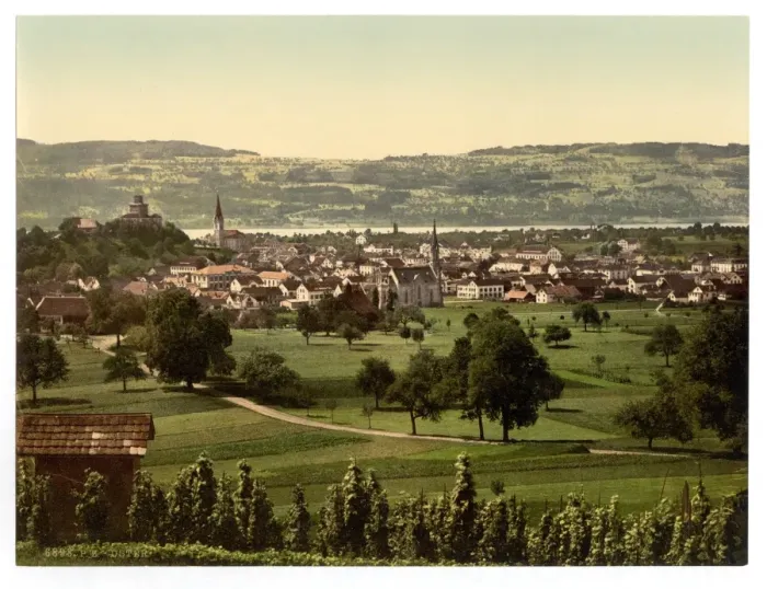 Framed Print : Uster, general view, Switzerland Framed Print : Uster, general view, Switzerland