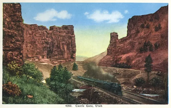 Framed Print : Utah - Castle Gate, Price River Canyon Framed Print : Utah - Castle Gate, Price River Canyon