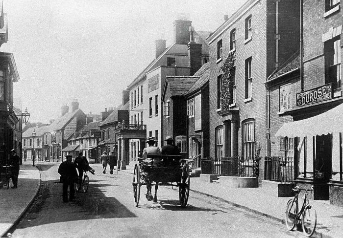 Framed Print : Uttoxeter Carter Street early 1900s Framed Print : Uttoxeter Carter Street early 1900s