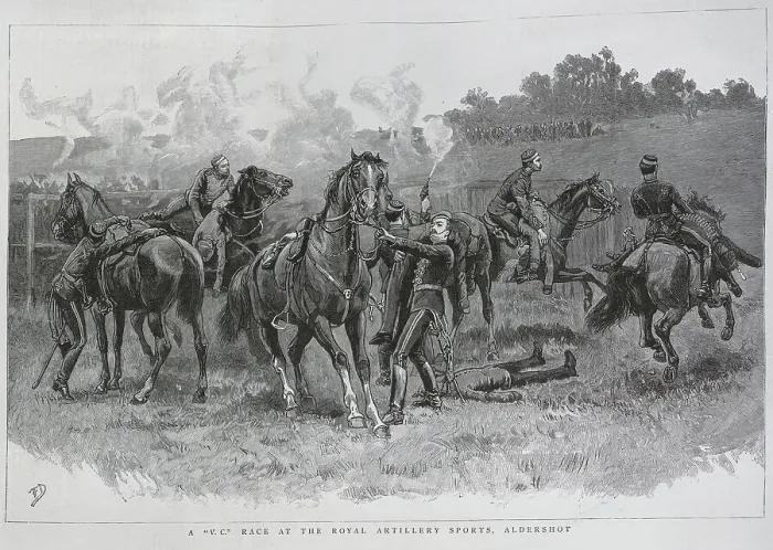 Framed Print : A V. C. Race, Royal Artillery Sports, Aldershot Framed Print : A V. C. Race, Royal Artillery Sports, Aldershot