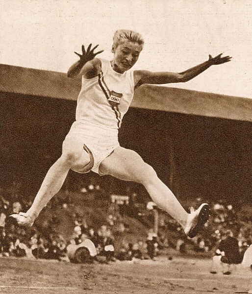 V. O. Gyarmati, long jump, 1948 London Olympics