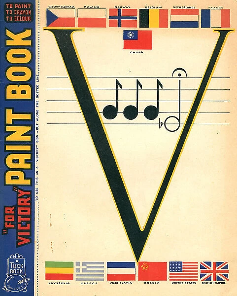 V For Victory Paint Book