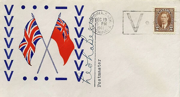 V for Victory - WW2 Canadian envelope