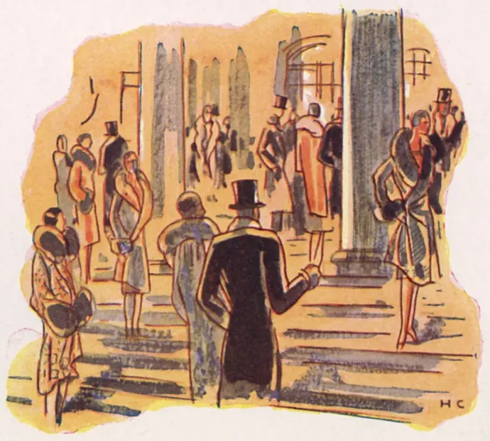 Framed Print : The Va et Vient at Rout and Revel by H. C