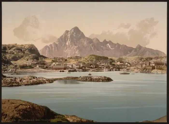 Framed Print : With Vaagakallen, Kabelvaag, Norway Framed Print : With Vaagakallen, Kabelvaag, Norway