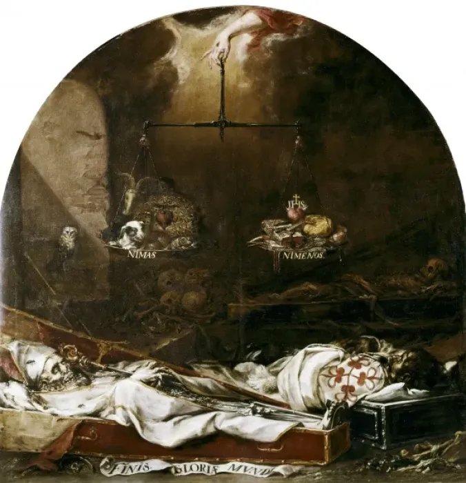 Framed Print : VALDɓLEAL, Juan de (1622-1690). Finis Gloriae Framed Print : VALDɓLEAL, Juan de (1622-1690). Finis Gloriae