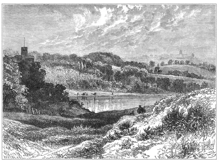 Framed Print : The Vale of Health Framed Print : The Vale of Health