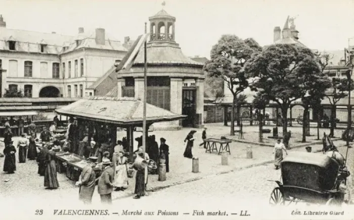 Framed Print : Valenciennes, France - Fish Market Framed Print : Valenciennes, France - Fish Market