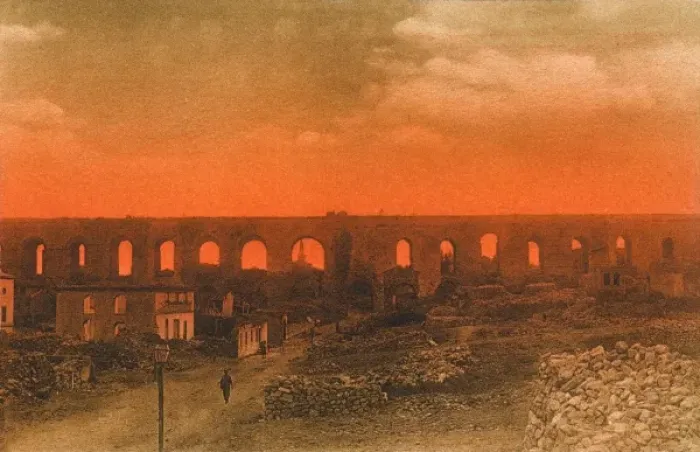 Framed Print : Valens Aqueduct - Constantinople Framed Print : Valens Aqueduct - Constantinople