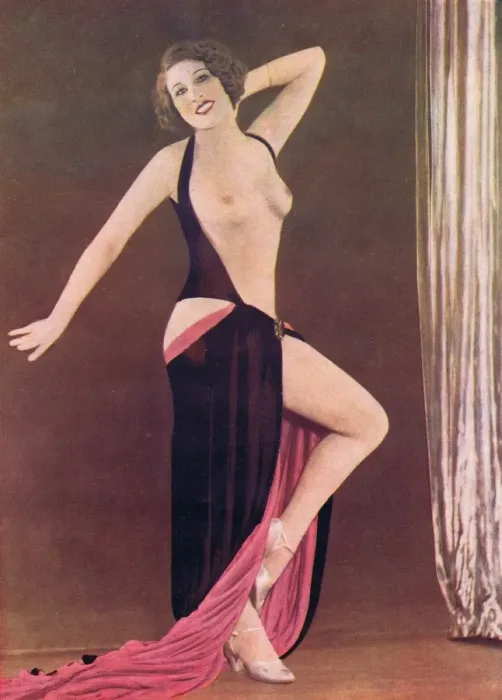 Framed Print : Valenta Feodorff in Nuits de Folies at the Folies Bergere, P Framed Print : Valenta Feodorff in Nuits de Folies at the Folies Bergere, P