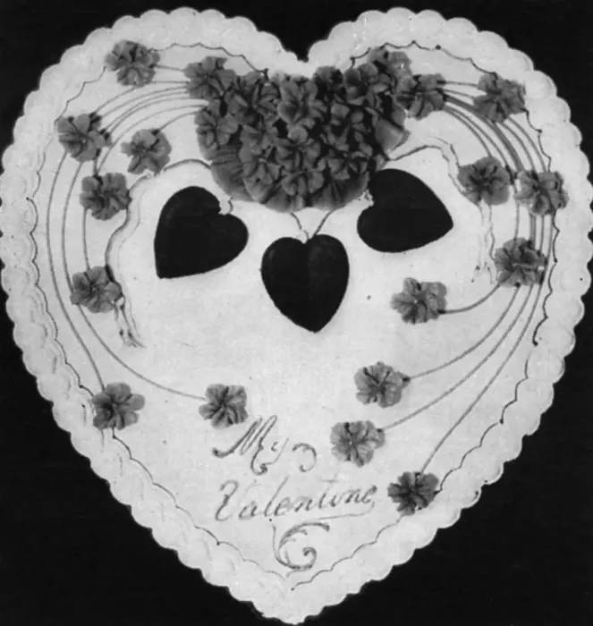 Framed Print : Valentine Cake with Violet Bouquet Framed Print : Valentine Cake with Violet Bouquet