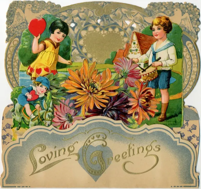 Framed Print : Valentine Children Framed Print : Valentine Children