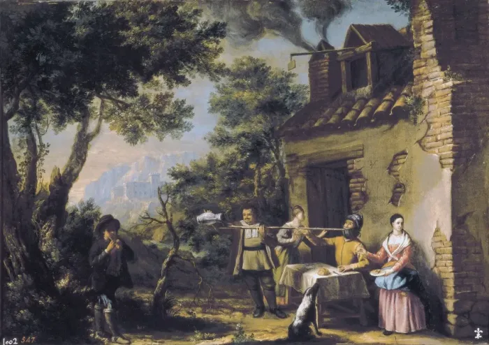 Framed Print : VALERO, Crist(1707-1789). Don Quixote Framed Print : VALERO, Crist(1707-1789). Don Quixote