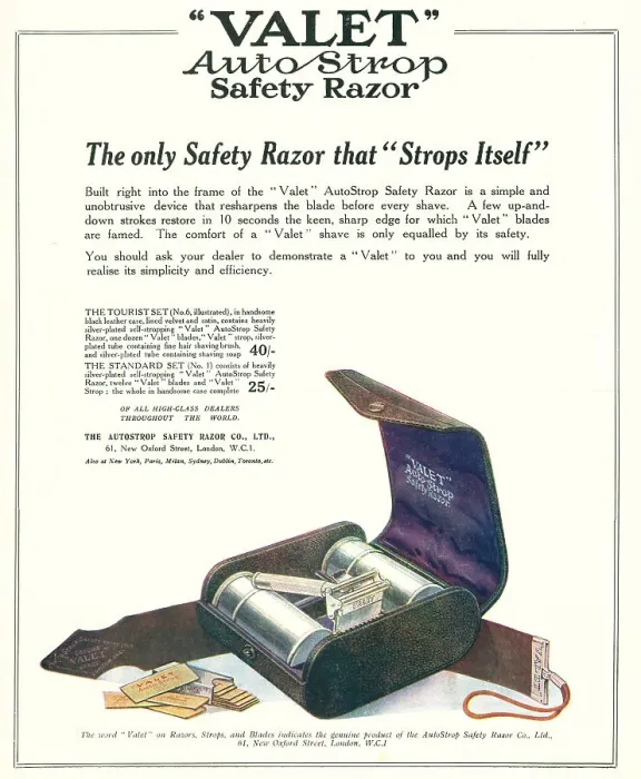 Framed Print : Valet Auto Strop Razor Advertisement Framed Print : Valet Auto Strop Razor Advertisement