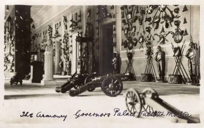 Framed Print : Valletta, Malta - The Armoury - Governors Palace Framed Print : Valletta, Malta - The Armoury - Governors Palace