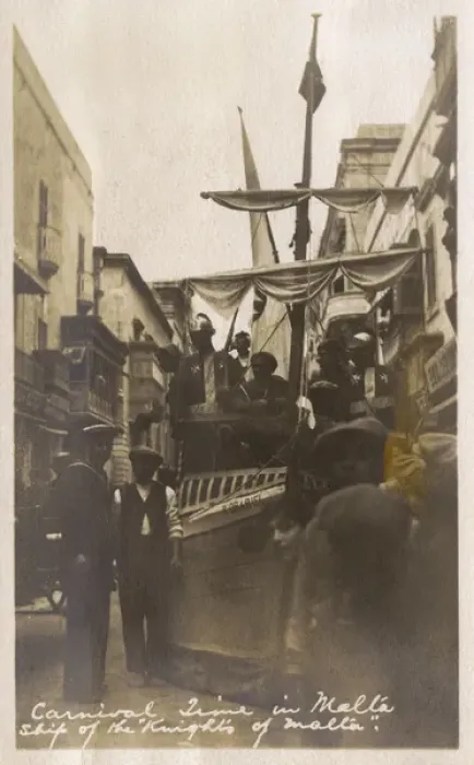 Framed Print : Valletta, Malta - Festival - Ship float - Knights of Malta Framed Print : Valletta, Malta - Festival - Ship float - Knights of Malta