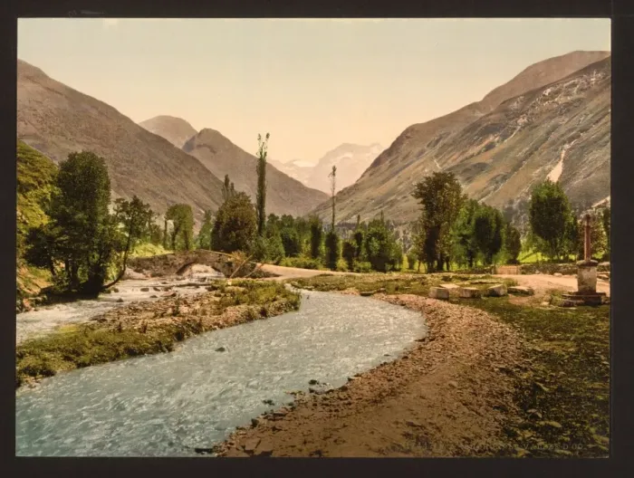 Framed Print : The Valley of the d Oo, Luchon, Pyrenees, France Framed Print : The Valley of the d Oo, Luchon, Pyrenees, France