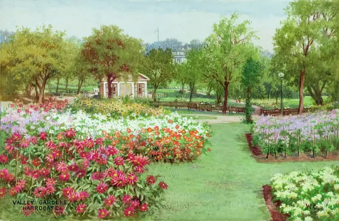 Framed Print : Valley Gardens, Harrogate, Yorkshire Framed Print : Valley Gardens, Harrogate, Yorkshire