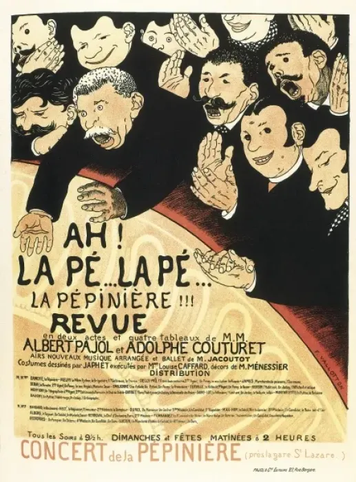 Framed Print : VALLOTTON, F鬩x (1865-1925). AH! LA PE... LA Framed Print : VALLOTTON, F鬩x (1865-1925). AH! LA PE... LA