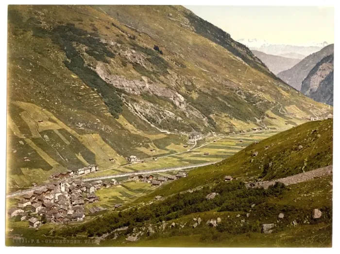 Framed Print : Vals, Grisons, Switzerland Framed Print : Vals, Grisons, Switzerland