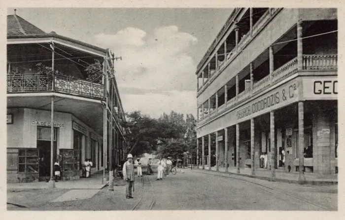 Framed Print : Valsassina Street, Beira, Mozambique, East Africa Framed Print : Valsassina Street, Beira, Mozambique, East Africa