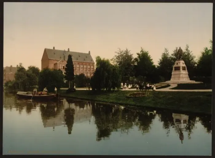 Framed Print : Van der Werf Park, Leyden, (i. e. Leiden) Holland Van der We Framed Print : Van der Werf Park, Leyden, (i. e. Leiden) Holland Van der We