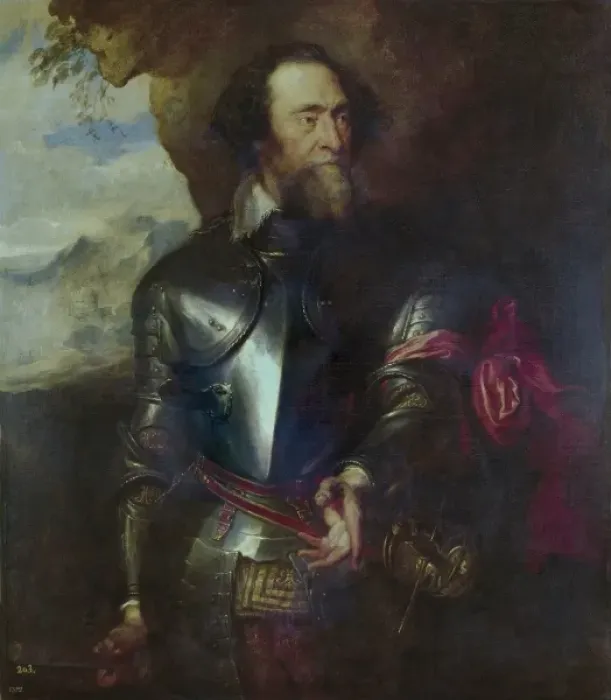 Framed Print : VAN DYCK, Sir Anthony (1599-1641). The Count Framed Print : VAN DYCK, Sir Anthony (1599-1641). The Count