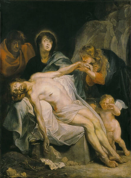 Van Dyck Sir Anthony Deposition Christ Flemish