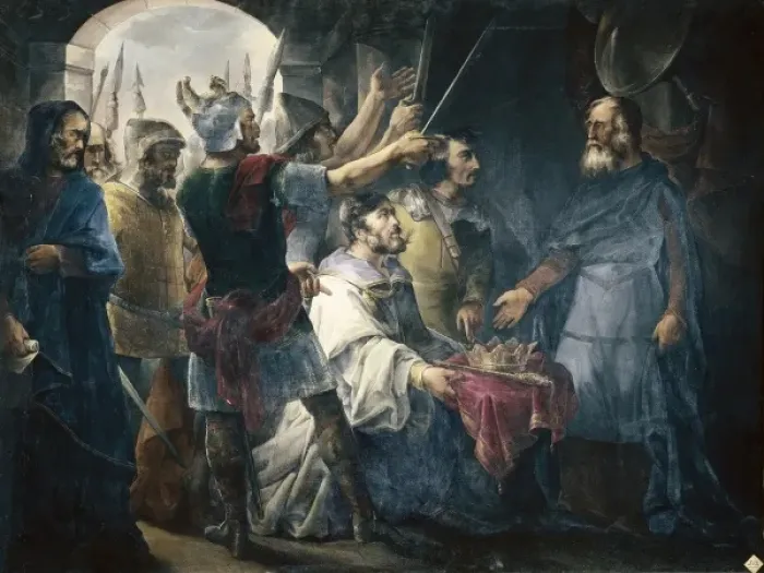 Framed Print : VAN HALEN, Francisco de Paula (1810-1887). Wamba Framed Print : VAN HALEN, Francisco de Paula (1810-1887). Wamba